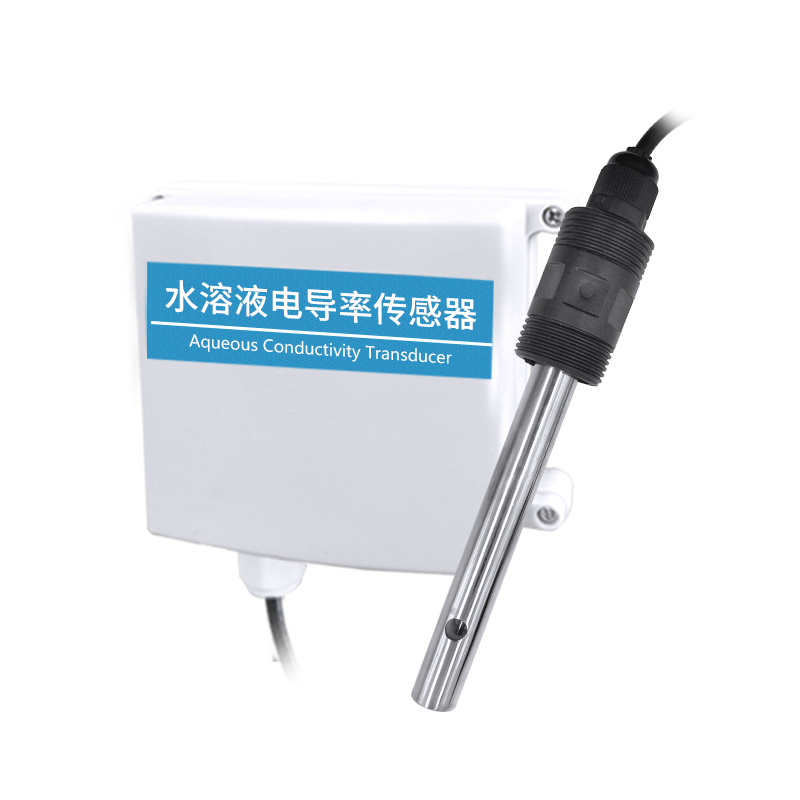 【王字壳外接】水质电导率传感器 +不锈钢1.0电极JXBS-3001-EC