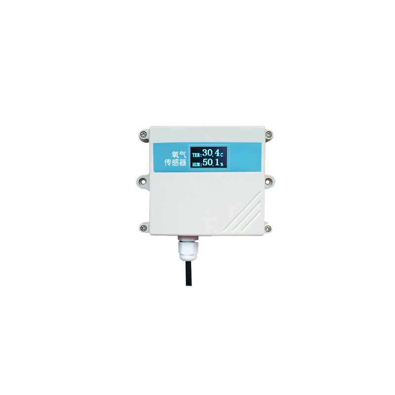 【王字壳】氧气温湿度三合一传感器内置小屏JXBS-3001-O2-RS