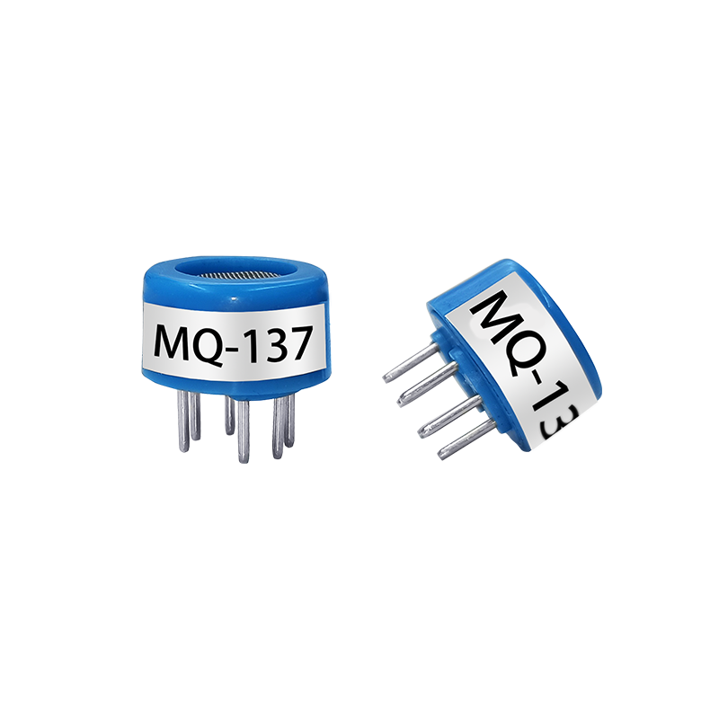 【MQ半导体】氨气传感器探头+模拟量串口转接板5v(5-500PPM)MQ-137